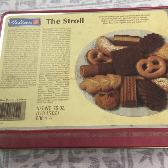 Vintage H. Bahlsen tin. Hinged lid. Hannover, Germany - Picture 2 of 7